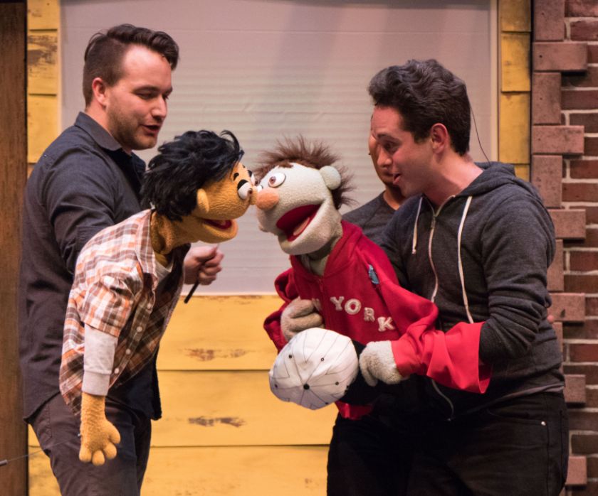 Stage scene in Avenue Q at Metropolis Performing Arts Centre