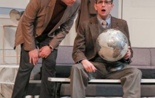 Stage scene from Boeing Boeing at Metropolis Performing Arts Centre