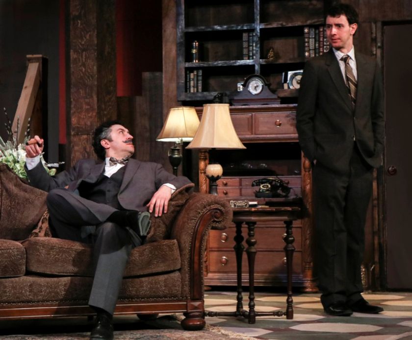 Stage scene from The Mousetrap at Metropolis Performing Arts Centre