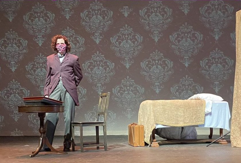 Stage Scene from Baskerville: A Sherlock Holmes Mystery at Metropolis Performing Arts Centre